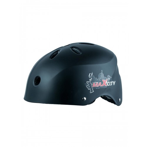 Шлем роликовый MaxCity  COOL черный  р.М