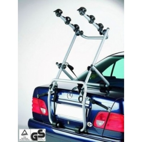 Багажник на фаркоп автомобиля для перевозки 3 велосипедов, откидной, стальной, инд.уп.