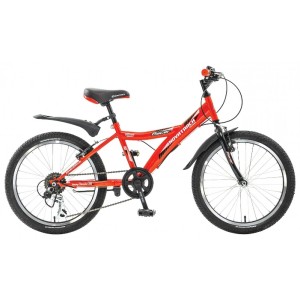 Велосипед NOVATRACK 20" RACER, сталь, 6-скор, Microshift TS50-6/Shimano