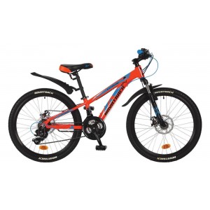 Велосипед NOVATRACK EXTREME 24" оранжевый, рама 11"