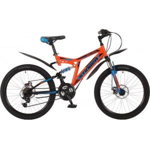 Велосипед Stinger 24" Highlander 100D 14" оранжевый